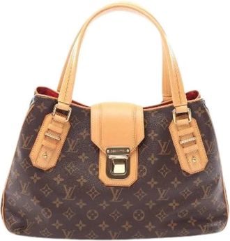 Louis Vuitton Pre-owned Griet Monogram Handtas - Dames - Vintage Handtas - Bruin - ONE Size - Leer - Vintage