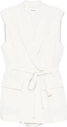P.A.R.O.S.H. Chalecos - Jackets - Mujer - Blanco - L