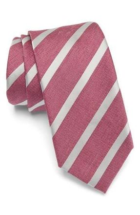 Original Penguin Murphy Stripe Tie in Rose at Nordstrom Rack