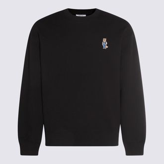 Maison Kitsuné Black Cotton Sweatshirt