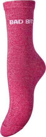 Pieces Womens Pcsebby Long Glitter Statement Sock Fc, Beetroot Purple, One Size
