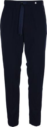 Myths Blauwe Stijlvolle Broek - Heren - Slim Fit Broeken - Blauw - 2XL - Broeken