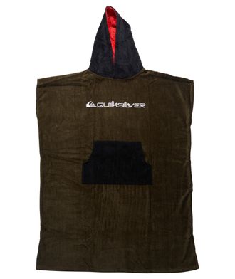 Quiksilver Kapuzenhandtuch QUIKSILVER HOODY TOWEL, Herren, Gr. 1 Stk., gr&uuml;n (grape leaf h), Obermaterial: 100% Baumwolle, Handt&uuml;cher Kapuzenhandtuch, f&uuml;r Erwachs