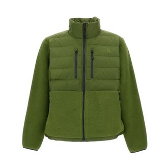 The North Face Winter Jackets, male, Green, Size: XL Denali Tek Hybrid Jacket