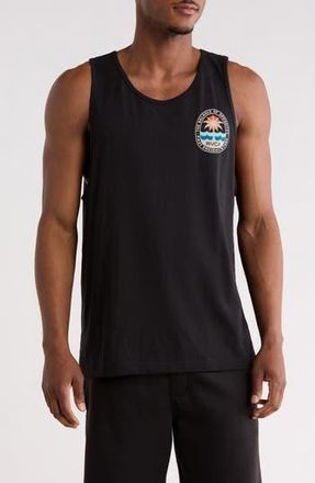 Rvca Palm Patch Tank in Black at Nordstrom Rack, Size Xx-Large
