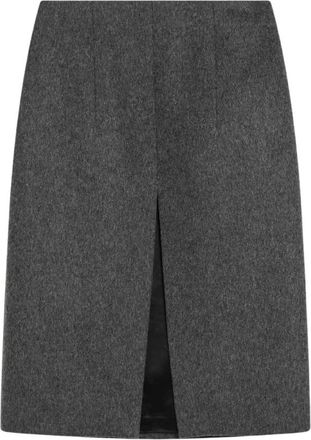Prada Dames, Rokken, Grijs, Maat: XS