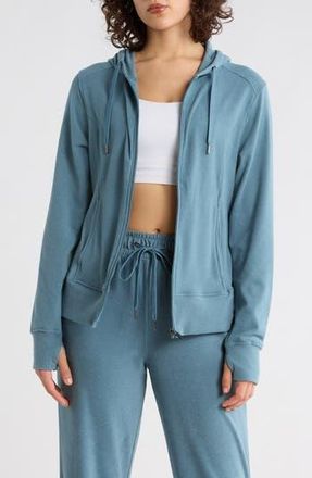 Balance Collection Riley Full Zip Hoodie in Heather Bluestone at Nordstrom Rack, Size Small