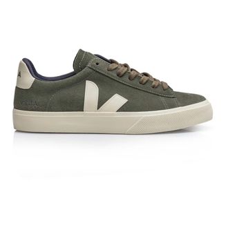 Veja Lage Leren Sneakers met Veters - Dames - Schoenen - Groen - Maat: 36 EU Leer