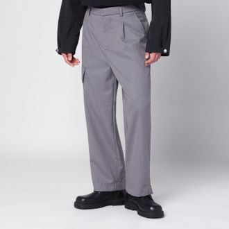OAMC Peacemaker Grey Wool Blend Trousers