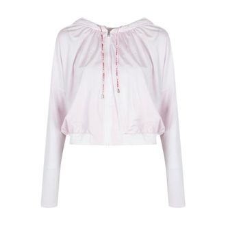 Pinko Chaqueta con Capucha Holgada - Jackets - Mujer - Rosa - S