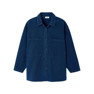 American Vintage Dames, Jassen, Blauw, Maat: Xs/S Katoen