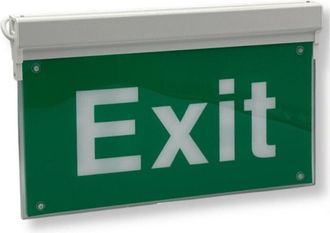 Trade Shop Trade Shop - Anti-blackout Emergencia Led L&aacute;mpara De Salida De Salida Escrito Ip23 Light 6500k Lt-45338