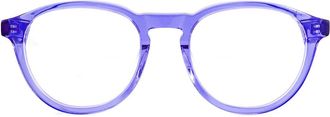 AQS Albie 50mm Round Optical Frames in Blue at Nordstrom Rack