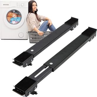 OEM Ruedas Retr&aacute;ctiles Para Muebles, Herramienta M&oacute;vil De 24 Ruedas Con Frenos Para Lavadoras, Secadoras Y Refrigeradores, Base Resistente, Capacidad De C