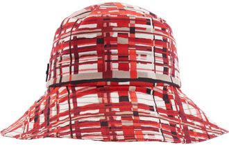 Ferragamo Patterned Cotton Bucket Hat, Size 58