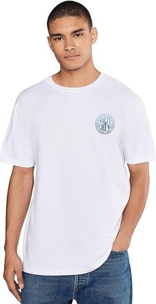 Salty Crew Global Short Sleeve Mens T Shirt White : 2XL, Cotton