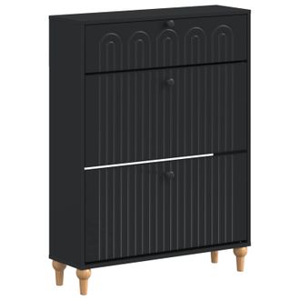 vidaXL Armario Zapatero Alkmaar 78 X 24 X 103 Cm Madera De Ingenier&iacute;a Vidaxl