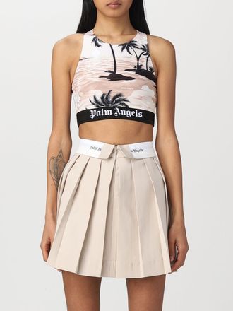 Palm Angels Top PALM ANGELS Woman color Beige