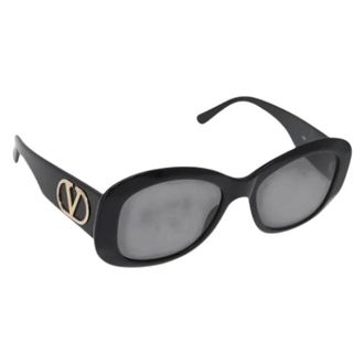 Valentino Pre-owned Accessories, female, Black, Size: ONE SIZE Pre-owned Vintage Sunglasses