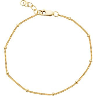 Made by Mary Satellite Bracelet in Gold Filled at Nordstrom, Size 6