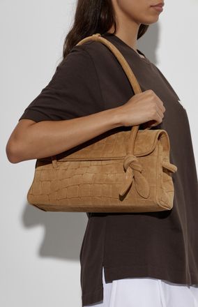 Jacquemus Leather Bag Turismo, Womens, Brown