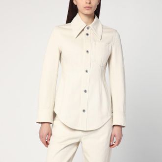 Bottega Veneta Pale Meringue shirt in denim