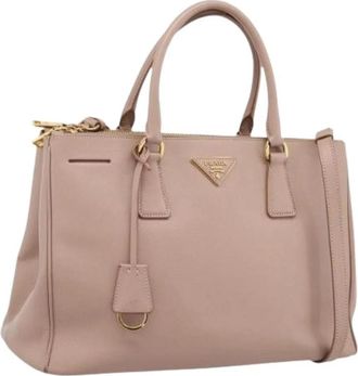Prada Pre-owned Vintage Tote Bag - Dames - Vintage Shopper - Roze - ONE Size - Leer - Vintage