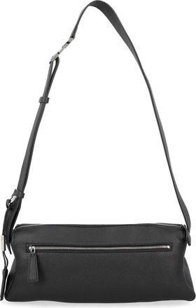 Max Mara Womens Small Leather Shoulder Bag Black