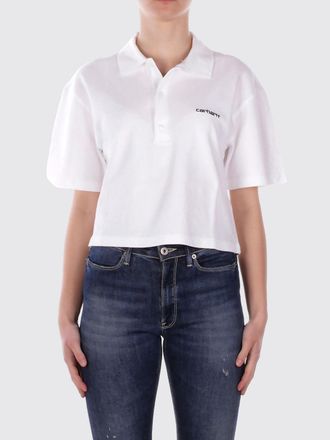 Carhartt Work in Progress Polo crop in cotone con logo Carhartt Wip
