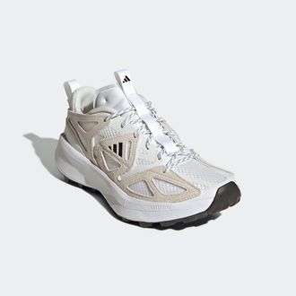 adidas Sneaker ADIDAS SPORTSWEAR KANTAI TRAIL, Damen, Gr. 38,5, weiss (cloud wei&szlig;, core schwarz, crystal wei&szlig;), Leder, Synthetik, Textil, Schuhe Sneaker