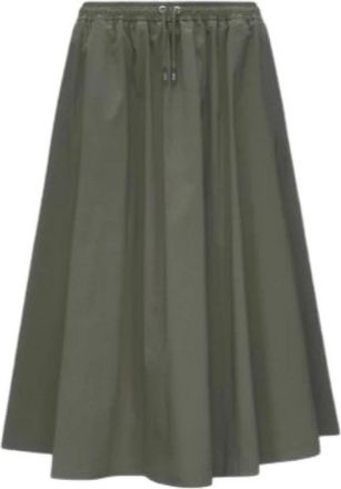 K-Way K4147Dw.v 15 Lange Rok - Dames - Midirokken - Groen - S - Rokken