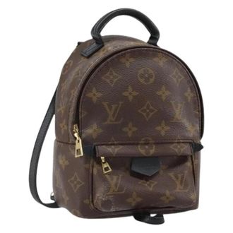 Louis Vuitton Pre-owned Vintage Monogram Canvas Rugzak - Dames - Vintage Rugzakken - Bruin - ONE Size - Vintage
