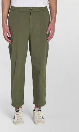 Barena cotton mid-rise wide-leg trousers