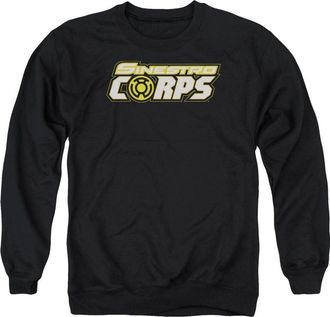 Gildan Green Lantern Sinestro Corps Logo Adult Crewneck Sweatshirt
