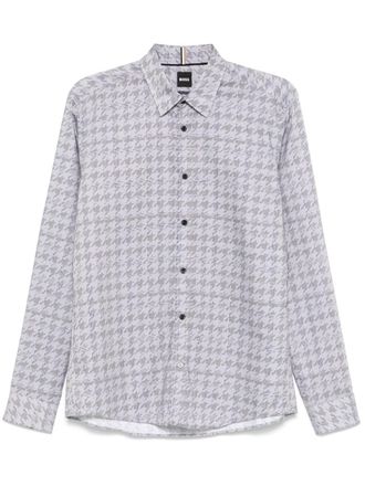 BOSS Camicia Liam Kent - Grigio