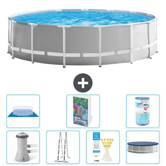 Intex Piscina Prism Frame Redonda - 457x122 Cm - 8-piezas S594