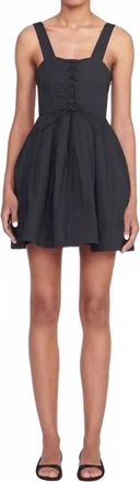 Staud Mini Sutton Dress In Black