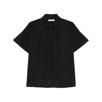 Co Shirts, female, Black, Size: XS Boxy Short Sleeve Shirt