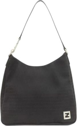 Fendi Pre-owned Zucchino Tote bag - Dames - Vintage Schoudertas - Zwart - ONE Size - Vintage