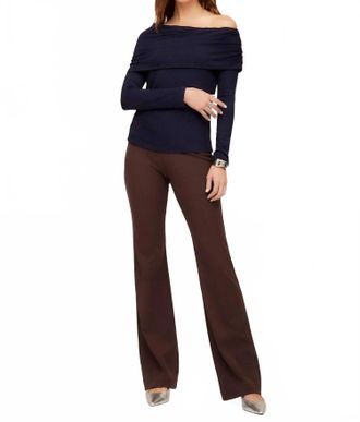Fifteen Twenty City Bootcut Pants In Brown