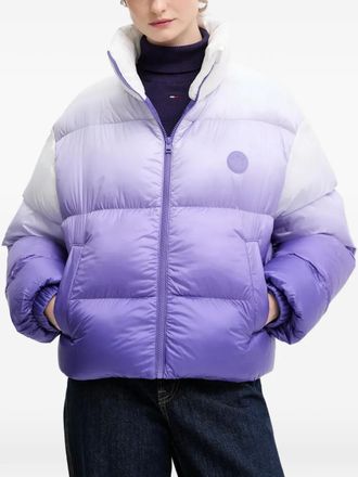 HUGO BOSS Flamini logo-patch jacket - Purple