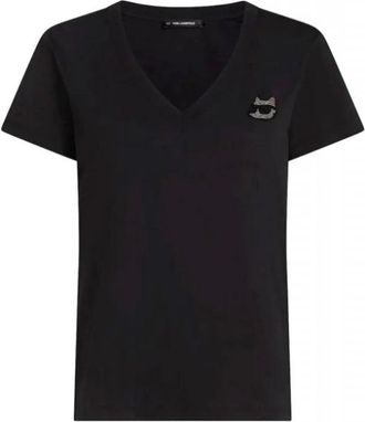 Karl Lagerfeld Hombre, Camisetas, Negro, Talla: S