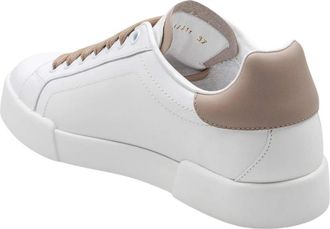 Dolce & Gabbana Portofino Sneakers - Dames - Sneakers - Wit - 39 EU - Leer - Schoenen