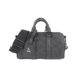 Louis Vuitton Black Leather Boston Bag (Pre-Owned)