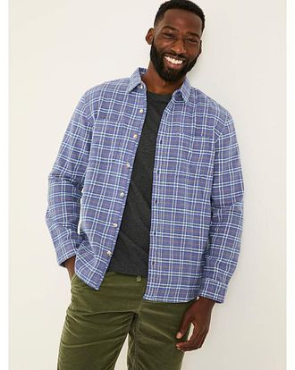 FatFace Fatface Acton Check Shirt - Purple