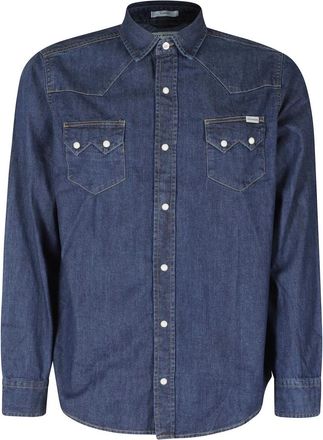 Roy Rogers Camisa vaquera Texan - Shirts - Hombre - Azul - L