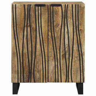 Berkfield Home Sideboard - 60 x 33.5 x 75 cm, crafted from solid mango wood in Brown | Size: 60 x 33.5 x 75 cm