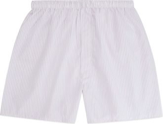Oliver Brown Luxury Boxer Shorts - Pink Stripe