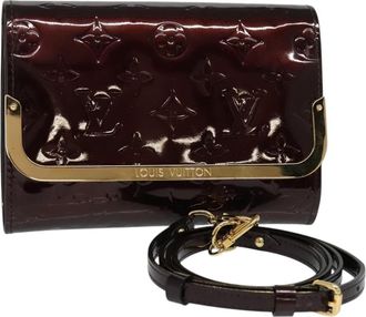 Louis Vuitton Rossmore Handbag Monogram Vernis Purple Patent_Leather Bag (Pre-Owned)