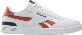 Reebok Court Advance Clip White/Brickred/Black Female Tennis Shoes